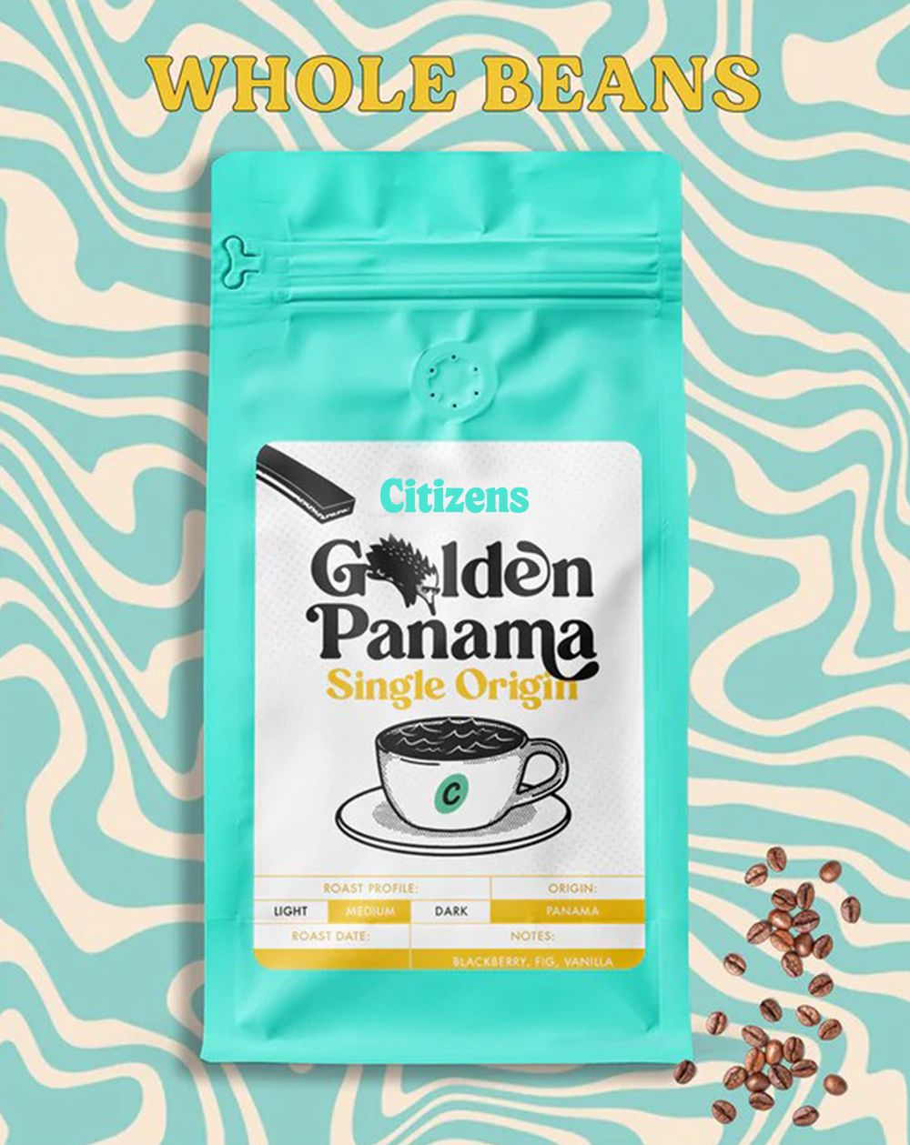 Golden Panama (Panama) Coffee, K-Cup Capsules (15)